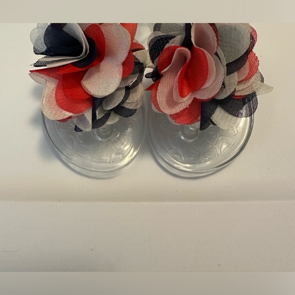 Stepping Stones Girls Size 4 Sandals Red, White and Blue. - Picture 2 of 5